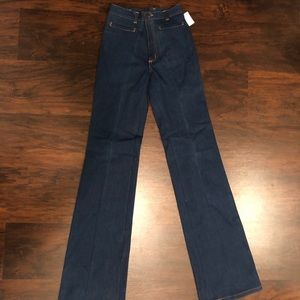 Deadstock 70s high waisted flared jeans